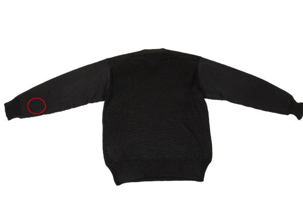 Y's for men Low-Gauge Acrylic V-Neck Sweater Black Size M