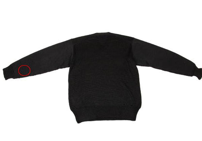 Y's for men Low-Gauge Acrylic V-Neck Sweater Black Size M