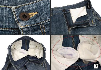 ISSEY MIYAKE MEN Hem Lace-Up Jodhpur Light Indigo Jeans Size 2