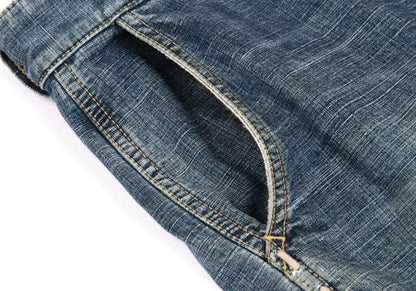 ISSEY MIYAKE MEN Hem Lace-Up Jodhpur Light Indigo Jeans Size 2