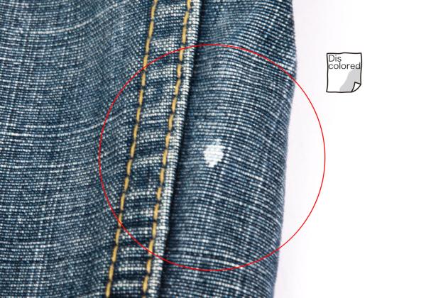 ISSEY MIYAKE MEN Hem Lace-Up Jodhpur Light Indigo Jeans Size 2