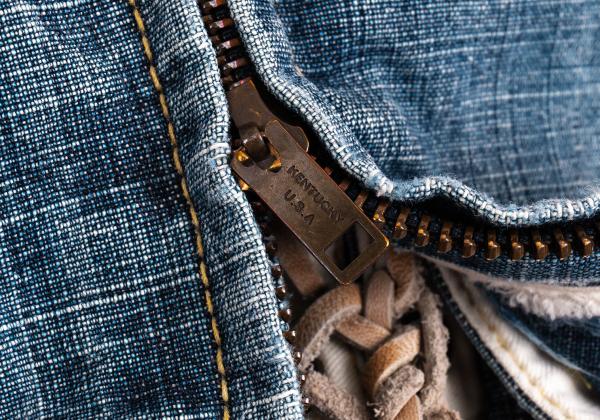 ISSEY MIYAKE MEN Hem Lace-Up Jodhpur Light Indigo Jeans Size 2