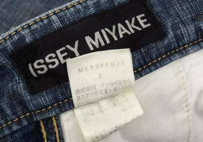 ISSEY MIYAKE MEN Hem Lace-Up Jodhpur Light Indigo Jeans Size 2