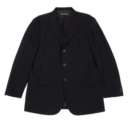 ISSEY MIYAKE MEN Wool 3-Button Jacket Blue Size 3