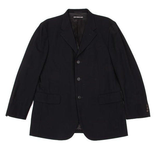 ISSEY MIYAKE MEN Wool 3-Button Jacket Blue Size 3