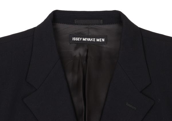 ISSEY MIYAKE MEN Wool 3-Button Jacket Blue Size 3