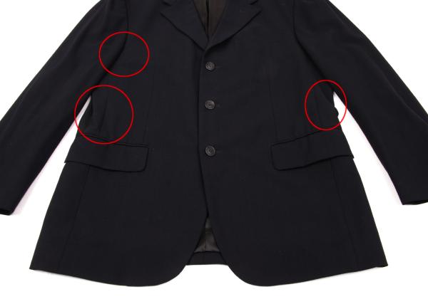 ISSEY MIYAKE MEN Wool 3-Button Jacket Blue Size 3