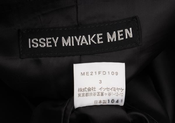 ISSEY MIYAKE MEN Wool 3-Button Jacket Blue Size 3
