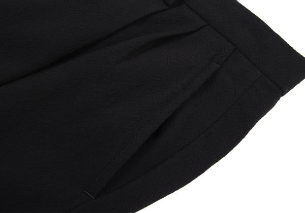 ISSEY MIYAKE MEN Wool Two-Tuck Tapered Pants Black Size 3