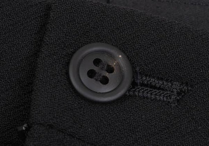 ISSEY MIYAKE MEN Wool Two-Tuck Tapered Pants Black Size 3