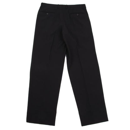 ISSEY MIYAKE MEN Wool Two-Tuck Tapered Pants Black Size 3