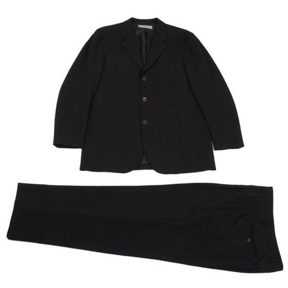 ISSEY MIYAKE MEN Wool Two-Tuck Tapered Pants Black Size 3