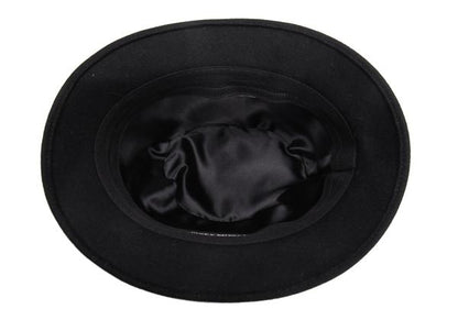 ISSEY MIYAKE MEN Wool Poly Color Block Hat Black Gray