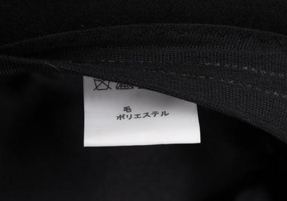 ISSEY MIYAKE MEN Wool Poly Color Block Hat Black Gray