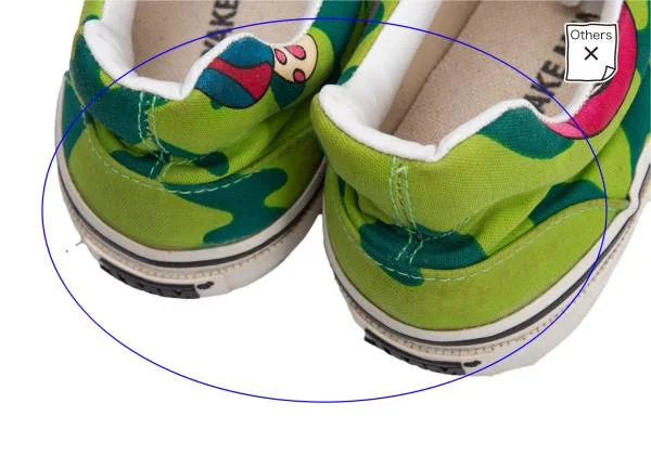 Issey Miyake Men Takashi Murakami Slip-Ons Green Size 27cm
