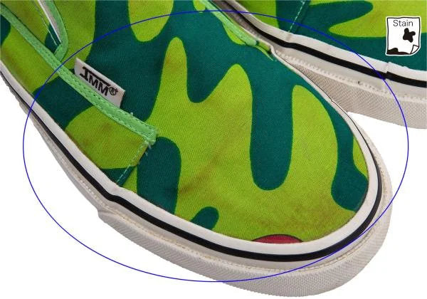 Issey Miyake Men Takashi Murakami Slip-Ons Green Size 27cm