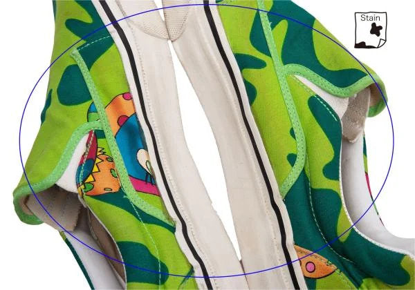 Issey Miyake Men Takashi Murakami Slip-Ons Green Size 27cm