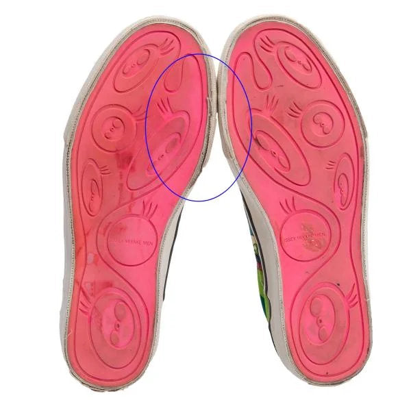 Issey Miyake Men Takashi Murakami Slip-Ons Green Size 27cm