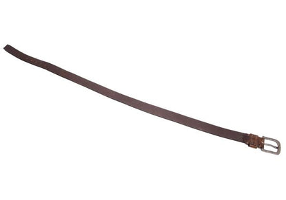 ISSEY MIYAKE MEN Embossed Leather Line Belt Brown