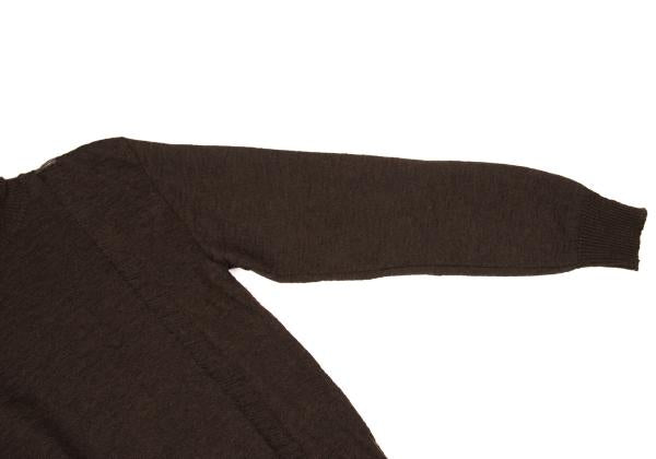Y's for men Distressed Mohair Blend Knit Brown Size 3