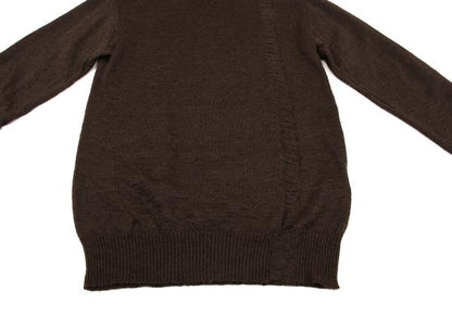 Y's for men Distressed Mohair Blend Knit Brown Size 3