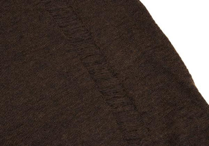 Y's for men Distressed Mohair Blend Knit Brown Size 3