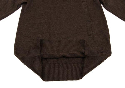Y's for men Distressed Mohair Blend Knit Brown Size 3