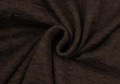 Y's for men Distressed Mohair Blend Knit Brown Size 3