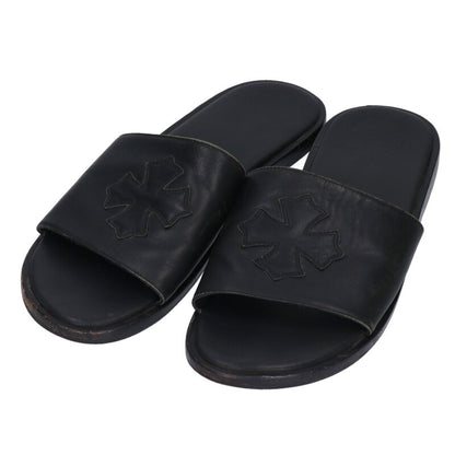 Chrome Hearts CH Slide Leather CH Plus Sandal Size 10.5