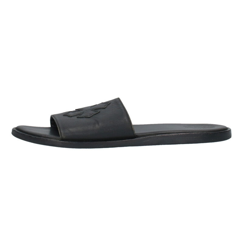 Chrome Hearts CH Slide Leather CH Plus Sandal Size 10.5