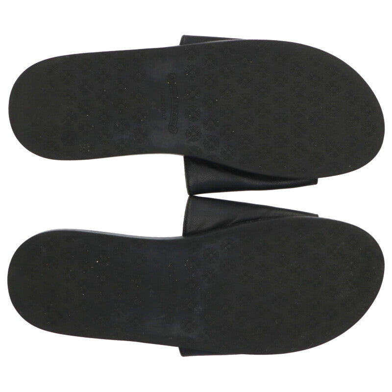 Chrome Hearts CH Slide Leather CH Plus Sandal Size 10.5