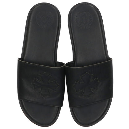 Chrome Hearts CH Slide Leather CH Plus Sandal Size 10.5
