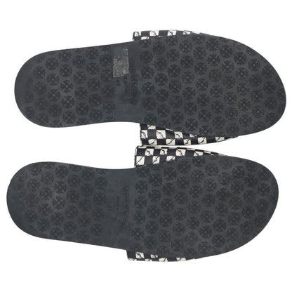 Chrome Hearts 99EYES Chopper Patch Leather Sandal Size 7.5