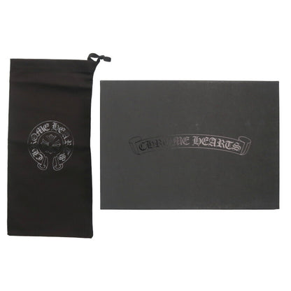Chrome Hearts CH Slide Leather CH Sandals Black Size EU 42