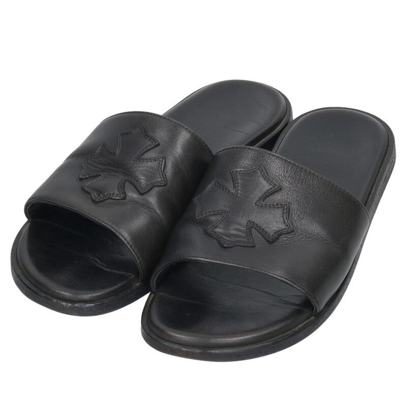 Chrome Hearts CH Slide Leather CH Plus Sandal Size 8.5