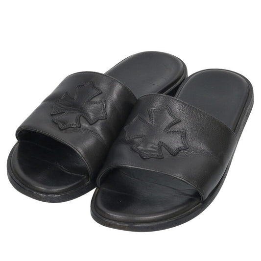 Chrome Hearts CH Slide Leather CH Plus Sandal Size 8.5