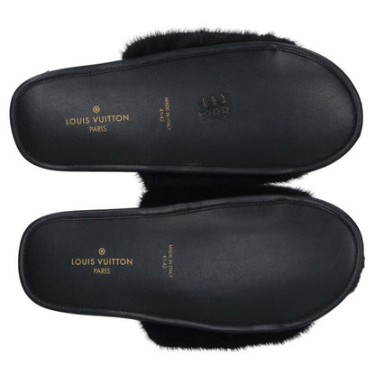 Louis Vuitton Mink Fur Homie Line Mule Slippers Size 41-42