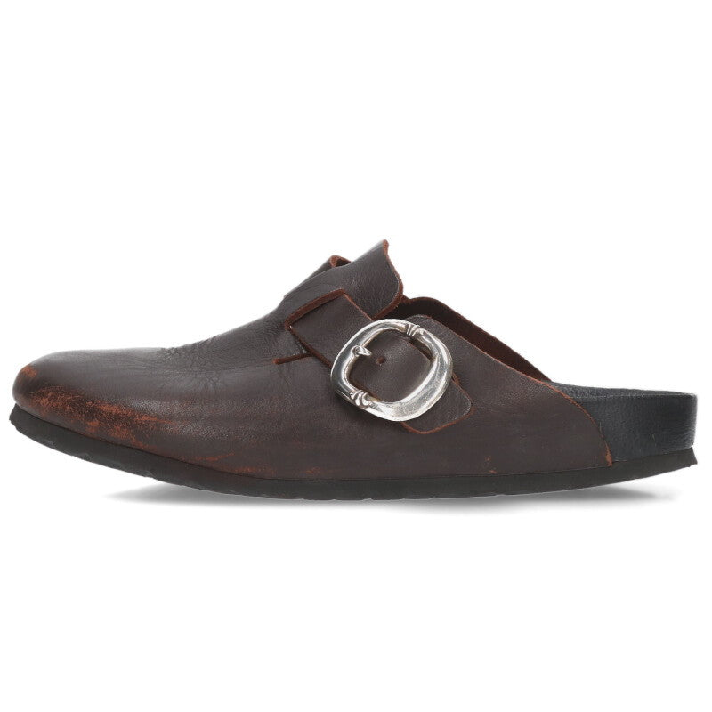 Chrome Hearts Boston Gunslinger Leather Sandal Size 7.5