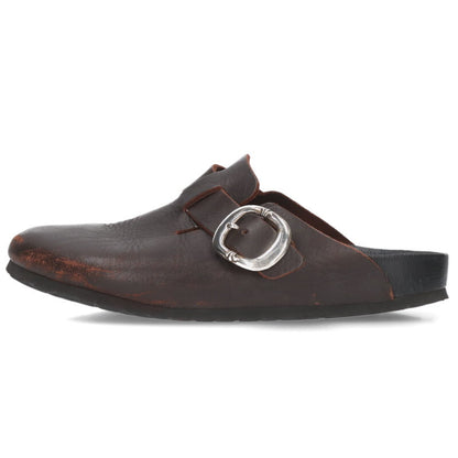 Chrome Hearts Boston Gunslinger Leather Sandal Size 7.5