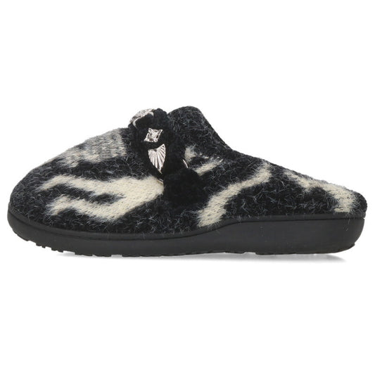 SUBU x TOGA Knit Slip-On Sandal Black Size 2