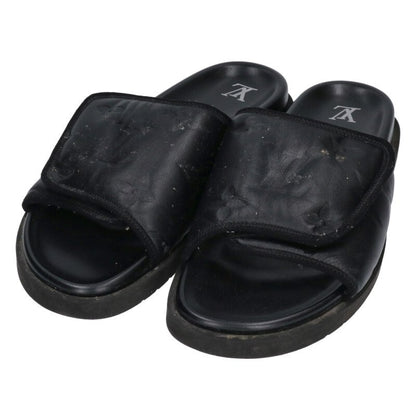 Louis Vuitton Leather Sandals Black Size 12