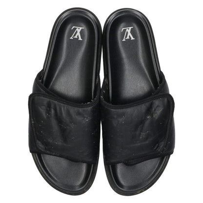 Louis Vuitton Leather Sandals Black Size 12