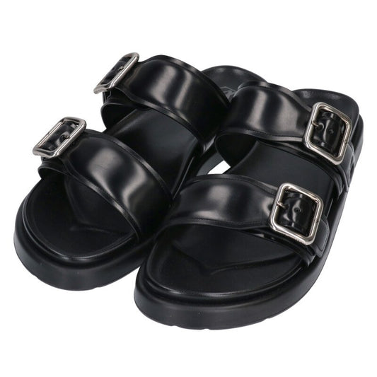 Louis Vuitton Leather Sandals Black Size 11