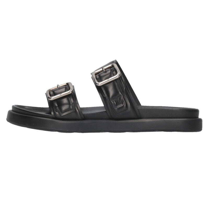 Louis Vuitton Leather Sandals Black Size 11