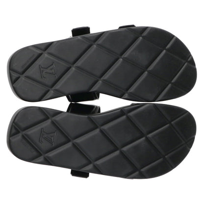 Louis Vuitton Leather Sandals Black Size 11