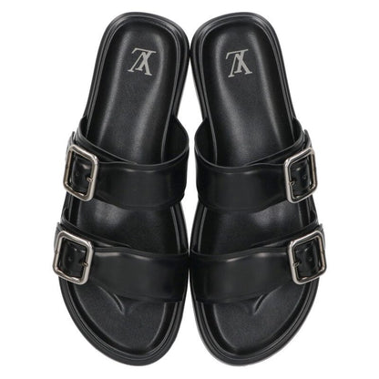 Louis Vuitton Leather Sandals Black Size 11