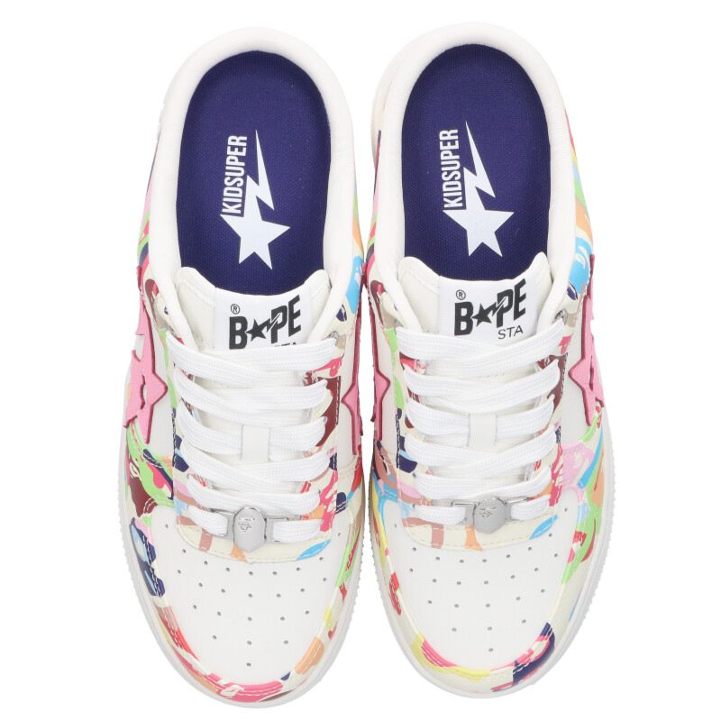 Bape x KidSuper Camo Sneakers Size 24cm