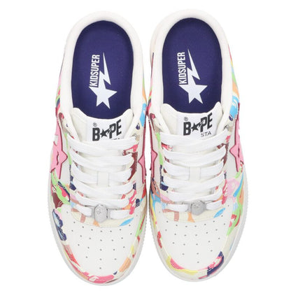 Bape x KidSuper Camo Sneakers Size 24cm