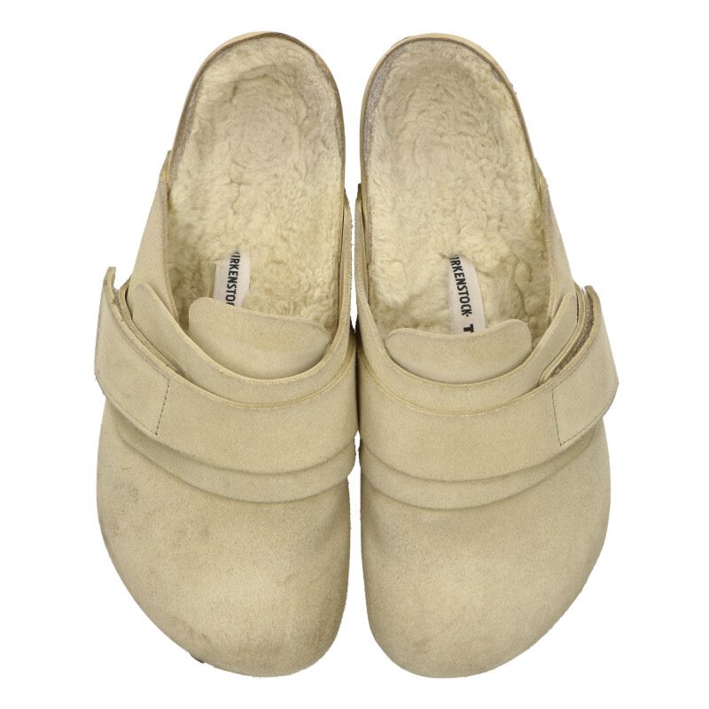 BIRKENSTOCK Nagoya Suede Sandals Beige Size 7.5
