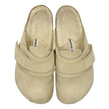 BIRKENSTOCK Nagoya Suede Sandals Beige Size 7.5